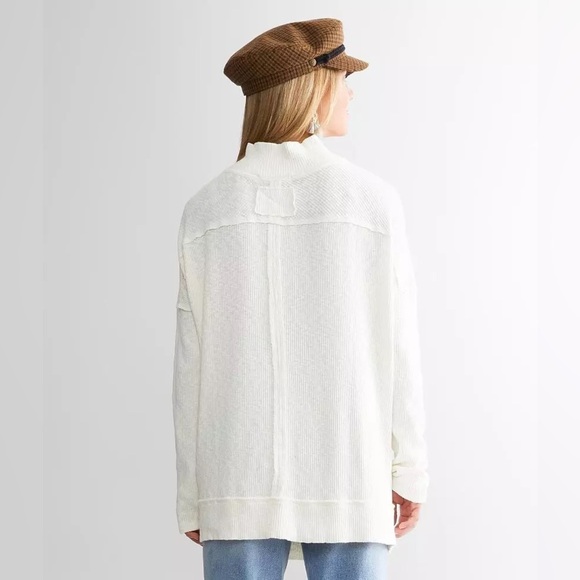 Cream Free People Casey tunic, size XL NWT - Picture 2 of 12